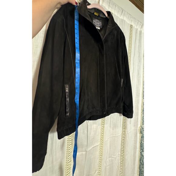 VTG Leather Jacket 1980s Solvang First Street Leather Lambskin Suede XL Designer - Picture 6 of 15